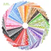 Chainho, 60 pcs/Lot, Patchwork de tissu de coton uni fin coloré pour la couture de courtepointe de bricolage, matériel Tela de tissu de petite taille 210702