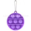 8Kleuren Fidget Speelgoed Hangende Kinderen Volwassenen Nieuwe Push Bubble Board Game Sensory Toy Charms Angst Stress Reliever Gifts H38T6PV