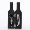 3 stks 5 stks / set Wijnflesopener Stopper Pourer Accessoires Corkscrew Kit Foil Cutter Houder Wijnopener Wijngereedschappen Groothandel