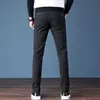 2020 New High Quality Pants Men Fashion Casual Pants Men Straight Business Suit Trousers brand Mens Pants Size 38 Y0927