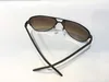 NOWOŚĆ 2252 MĘŻCZYZN KLASYJNE OSTRODY SUNGASSES Fashion Oval Frame Coating Sun Sunglasses Uv400 Lens Fibre Legs Style Letni