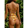 Underwired Floral Swimsuit Bathers May Female Beach Monokini Summer Sunflower Swimming Suit for Women Bodysuit 210712