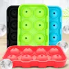 Moulds Round Ice Trays for Freezer With Lid Ball Mold Whiskey Sphere No Leaking 5 Colors Kitchen Bar Accessories Supplies Tools