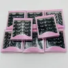 5 paia 25mm Faux Punk Hair Capelli False Eyelashes Naturali Eye Long Eye Extensions in 8 Editions 5D80