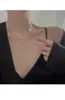 Collier double couche de clavicule pour femmes, collier en argent Sterling 2021 INS cool et simple, 925