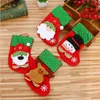 Mini Christmas Hanging Sokken Leuke Candy Gift Bag Snowman Santa Claus Herten Bear Stocking voor XTmas Tree Decor Hanger ZWL03