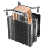 CPU Cooler 4 Медная Теплоппарка 90 мм 3Pin Вентилятор Охлаждающий радиатор радиатора для Intel LGA 2011 X79 X99 299
