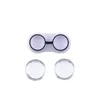 Lege waterdicht en lekvrij ontwerp onzichtbare glazen doos metgezel dozen lenzen case dubbele doos lens container eyewear accessoires