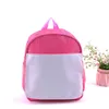 Blanc Sublimation Sac À Bandoulière Enfants Étudiant Cartable Livre Packs Transfert Thermique Chaleur Impression Sacs À Dos Sacs DIY logo Ad Matériel WLL1039