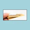 Money Clips Jewelry Stainless Steel Brass Clipper Wallet Clip Clamp Card Name Holder Drop Delivery 2021 Woqdr