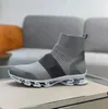 Tırmanma Çorap Ayakkabı Erkek Platformu Sneakers Renk Gri Mektubu Çorap Patik Rahat Ayakkabılar Stilist Flats Ayakkabı