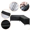 Shade Corner Outdoor Sofa Cover Garden Rattan Furniture L Shape Waterproof Protect Set AllPurpose Dust Covers7516477