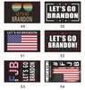 2024新しいLet's Go Brandonトランプ選挙の旗二重側面大統領旗150 * 90cm卸売DHL Wht0228