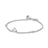 Sparkling Crown O Chain Clear CZ Crystal 925 Sterling Silver Bracelets Women 2019 Jewelry Fashion Design