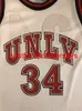 Hommes femmes jeunes UNLV rebelles Isaiah JR Rider maillot de basket-ball broderie ajouter n'importe quel numéro de nom