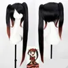 Anime Date A Live Nightmare Tokisaki Kurumi Parrucca Cosplay Capelli sintetici Festa di Halloween + Berretto per capelli