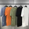 Casual klassieke T-shirts Mannen Vrouwen Tee Kleuren Streetwear Japan 1: 1 Tag EU / US Maattoppen