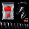 500pcsbag Natuurlijke Heldere Valse Acryl Nagel Tips FullHalf Cover Franse Sharp Coffin Ballerina Nep Nagels UV Gel Manicure Gereedschap HP5379786