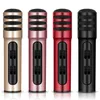 BGN-C7 Mikrofon Tragbare USB Mini Handheld Dual Handy Kondensator Live Singen Drahtlose Karaoke