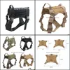 Dog Apparel Supplies Pet Home & Garden Medium And Large Clothes Outdoor Tactical Vest Camouflage Dogs Vests Tactics Llf10879 Drop Delivery 2