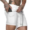 New Men's Corrida Calções Mens Sports Shorts Masculino Treinamento Rápido Treinamento Treinamento Jogging Gym com shorts de revestimento de bolso embutido 06