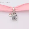 925 Sterling Silber Schmuckherstellungsset DIY-Charm im Pandora-Stil Einkaufstasche Pandora-Armband-Set Geburtstagsgeschenke für Frauen Kinder Armreif Kette Perle 799536C00