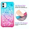 Dla Samsung S21 Ultra Case Glitter QuickSand Ciekłe etui Telefon komórkowy Bling Bling Diament Pokrywa ochronna Kompatybilna z Galaxy Note 20 Plus