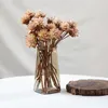 الزهور الزخرفية الزهور أكاليل النبات الطبيعية الريش chrysanthemum باقة ديي الاصطناعية على الطراز الشمال