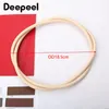 Bag Parts & Accessories 2/5pcs Deepeel 13/18.5cm Ring PU Bags Handle Diy Knitted Handbag Sewing Brackets Handles For Making Wallet BS240