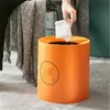 modern trash cans