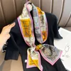 100% чистые шарф шал Follard женщины натуральные шелковые шарфы обертываются Pashmina Hijab 2021 роскошный бренд Beach-UPS Bandana