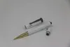 Luxury Egypt Series 6 Style Pure Color Roller Pen Vintage Gold/Silver Trim with Serie Number Office School Supply Perfekt gåva