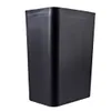 8L Pressing Type Trash Can Household Garbage with Lid for Home Office Bedroom Kitchen Waste Bin Black Y200429
