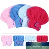 4Pcs Soft Microfiber Hair Drying Caps Ultra Absorbant Fast Dry Hair Wrap