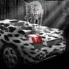 Coprivolante Coprivolante universale personalizzato con stampa leopardata per ragazze Accessori decorativi in peluche299k