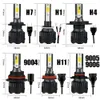 H1 H11 H4 H7 Headlight Bulb 12V Mini 9005 9006 HB3 HB4 H9 H8 LED Headlamp H3 9004 9007 9008 H13 Led Car Lights Turbo