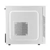 White Mini Computer Case MATX/MITX USB2.0 Support 2 HDD 1 SSD Fans