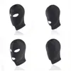 BDSM Gay Toys Fetisch Mask Bondage Huva Vuxenspel Elastiskt tyg Helt huvudstöd Sexmask Huva Erotisk sexleksak För Kvinnor Män Q0818