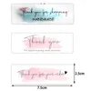 Gift Wrap 120Pc Pink "Thank You For Your Order" Stickers Supporting My Business Package Decoration Seal Labels Stationery Sticker