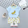 Clothing Sets Infant Boy Summer Set Baby Girl Clothes Kid Cotton T-shirt+pants 2 Pieces Suit For Children 0-4 Years Old Toddler Suits