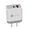 ファーストクイック充電PDタイプC USB C充電器EU US UK Power Adapter 18W QC3.0 USB Wall充電器用Iphon 12 13 14 15 Samsung Samsung Tablet PC B1