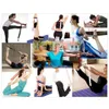 Yoga esteira carregando alça ajustável e durável yoga esteira estirador faixa de estiramento tensão manchas de fitness h1026