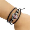 Nieuwe Sugar Skull Glass Ginger Snap knoop stukken wikkel armband verstelbare armbanden mode sieraden vrouwen armbanden en zandig