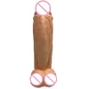 Nouvelle chair énorme godes doux pénis artificiel godes réalistes avec ventouse grosse bite jouets sexuels pour femmes produit de sexe lesbien X0501652884