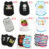 15 Colors Classic Dog Apparel Sublimation Printed Girl Puppy Shirt Soft Breathable Pet T-Shirt Fashion Dogs Clothes Sweatshirt for small doggy Halloween Pirate A53