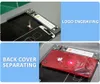 Mini Machine de gravure Laser séparation de verre arrière pour iPhone 12 12ProMax 11 X XS XR retrait de la couverture arrière avec extracteur de fumée
