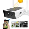 1080 P 3MP Güneş Şarj Pil Kablosuz Wifi IP Kamera PIR Kızılötesi İki-Ses SD Kart Depolama IP67 Açık CCTV Monitör - Pil Ile