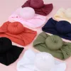 Baby Headbands Donuts Wide Head Bands Söt Nylon Knot Headband Barnflickor Hårband Barn Hår Tillbehör Donut Ball Headwear Kha96