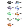 3 스포츠 남성 선글라스의 3 팩 개선 놀 충격적인 색상 태양 안경 야외 엘모어 스타일 포크로 미 렌즈 고글 H60252Q