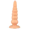 NXY Godes Jouets anaux Grande prise de vestibule en forme de tour pour hommes et femmes Dispositif de masturbation Ventouse souple Expansion de chrysanthème Fun Adulte 0225